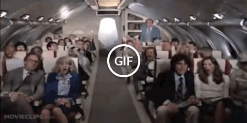 Panic scene from Airplane movie